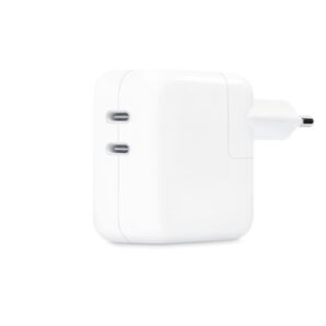 35W Dual USB-C Port Power Adapter with Type-C Cable