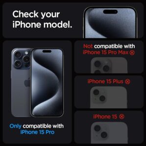Spigen Tempered Glass Guard for Apple iPhone 15