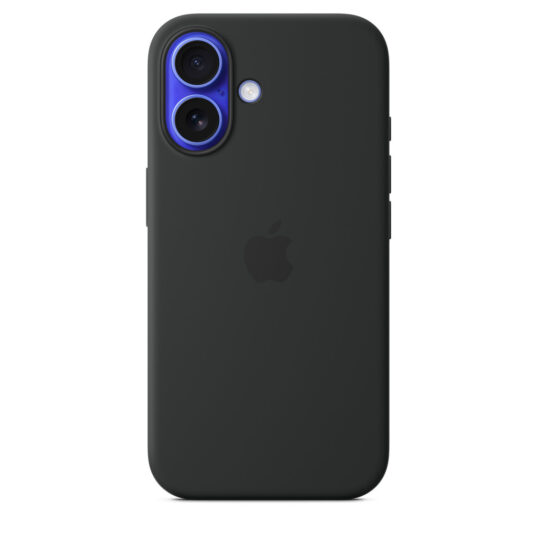 iPhone 16 Silicone Case with MagSafe – Black