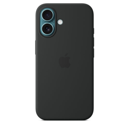 iPhone 16 Silicone Case with MagSafe – Black