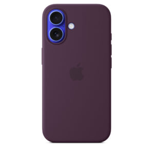 iPhone 16 Plus Silicone Case with MagSafe – Plum