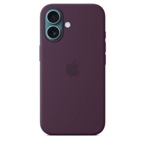 iPhone 16 Plus Silicone Case with MagSafe – Plum