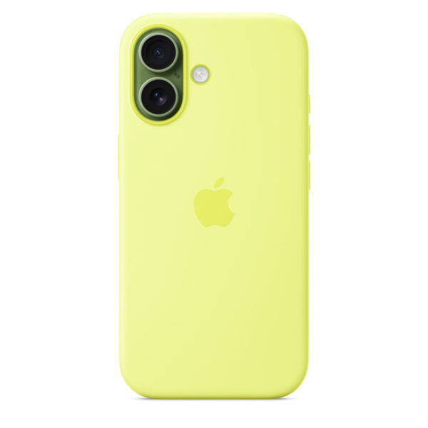iPhone 17 Silicone Case with MagSafe - Neon Yellow - Image 3