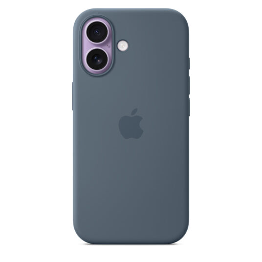 iPhone 17 Silicone Case with MagSafe – Anchor Blue