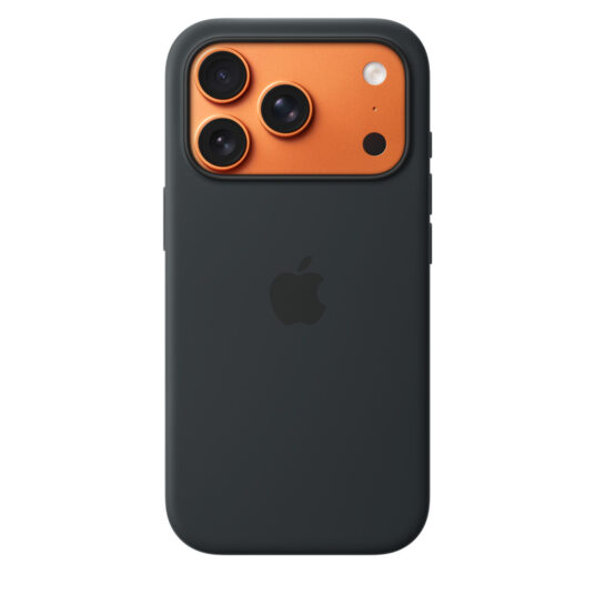 iPhone 17 Pro Silicone Case with MagSafe – Black