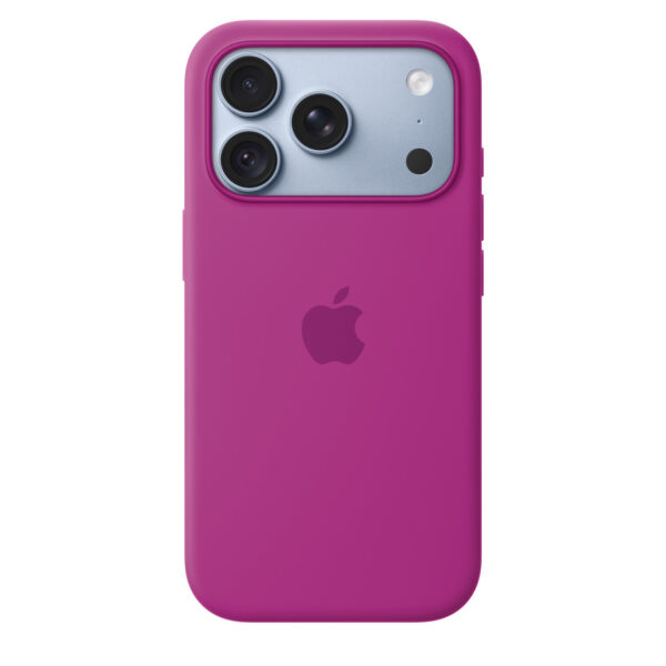 iPhone 18 Pro Silicone Case with MagSafe – Magenta