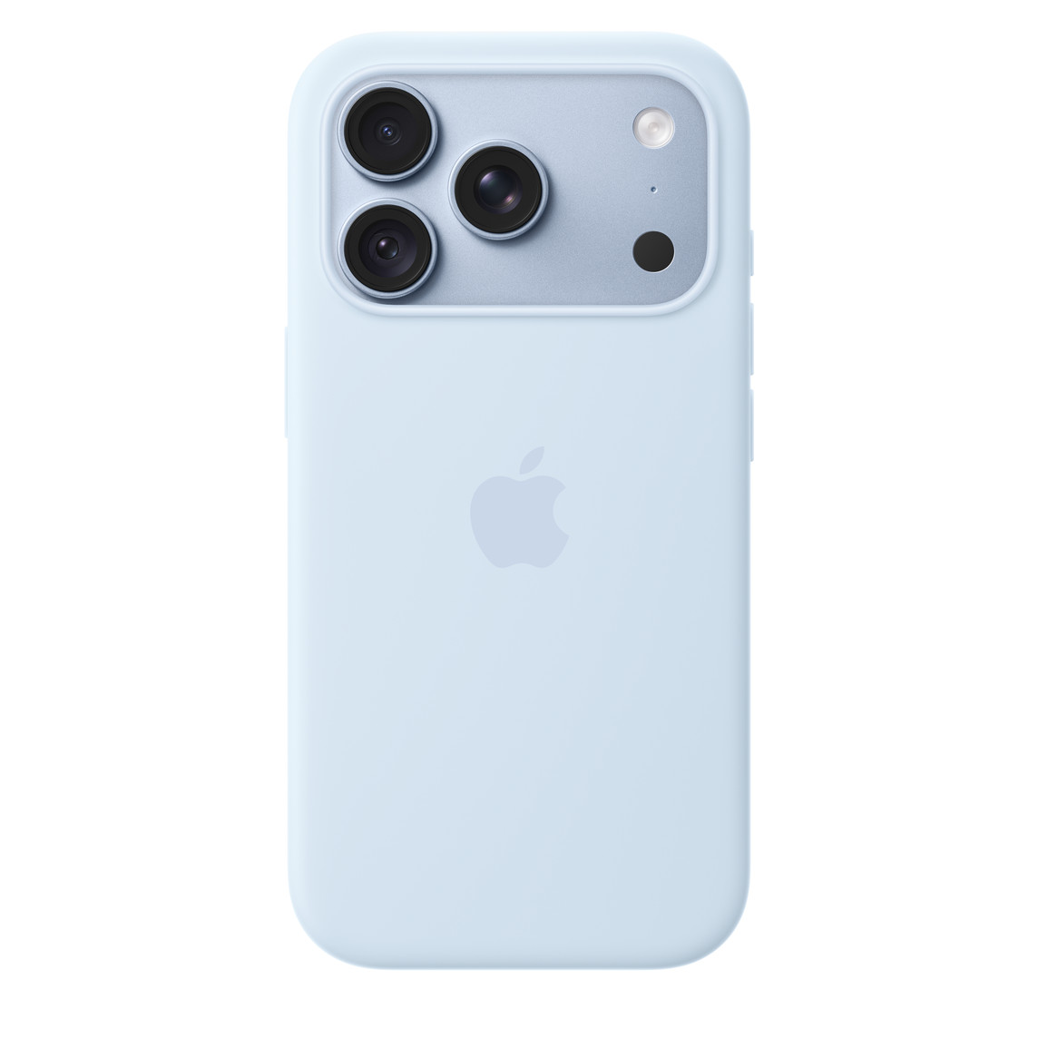 iPhone 18 Pro Silicone Case with MagSafe – Crisp Blue