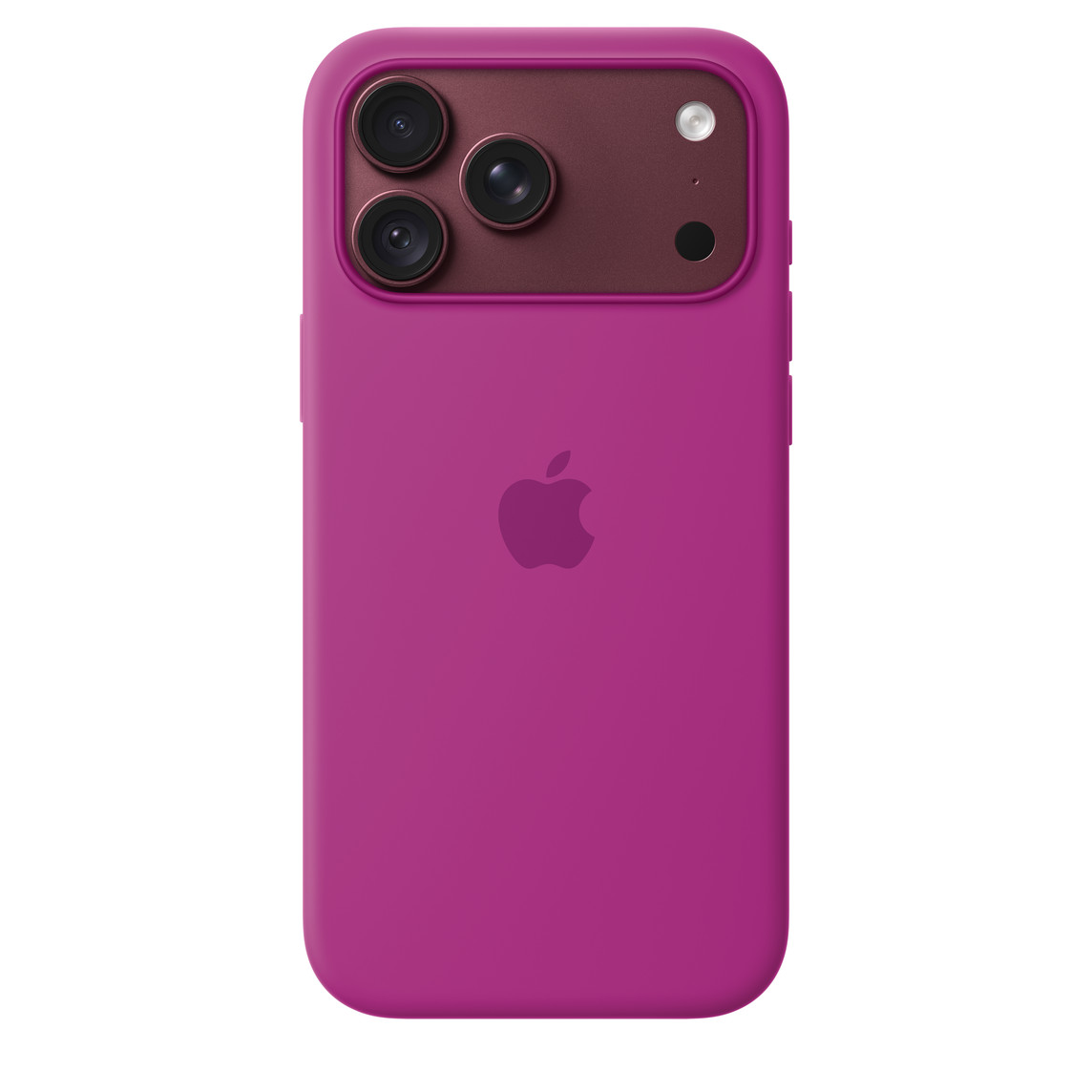 iPhone 18 Pro Max Silicone Case with MagSafe – Magenta