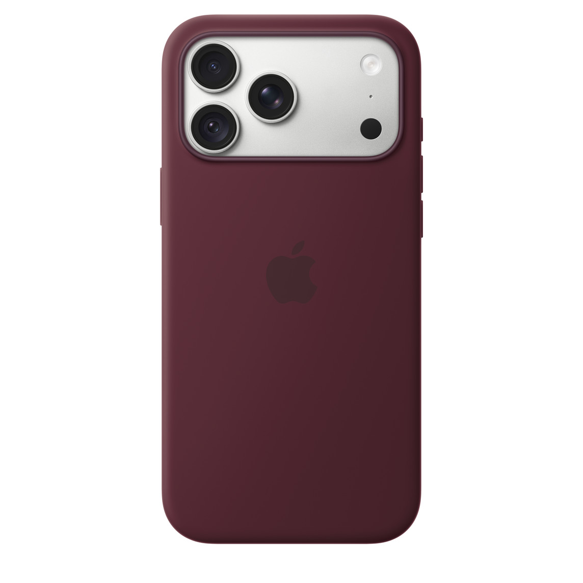 iPhone 18 Pro Max Silicone Case with MagSafe - Burgundy - Image 3
